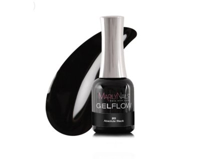 GelFlow - gel lak - #020 Absolute Black THF