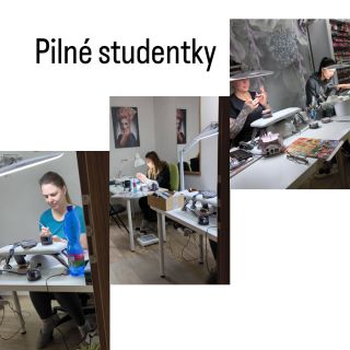 Pilné studentky z rekvalifikačního kurzu který je spolufinancován evropskou unií a úřadem práce 😍