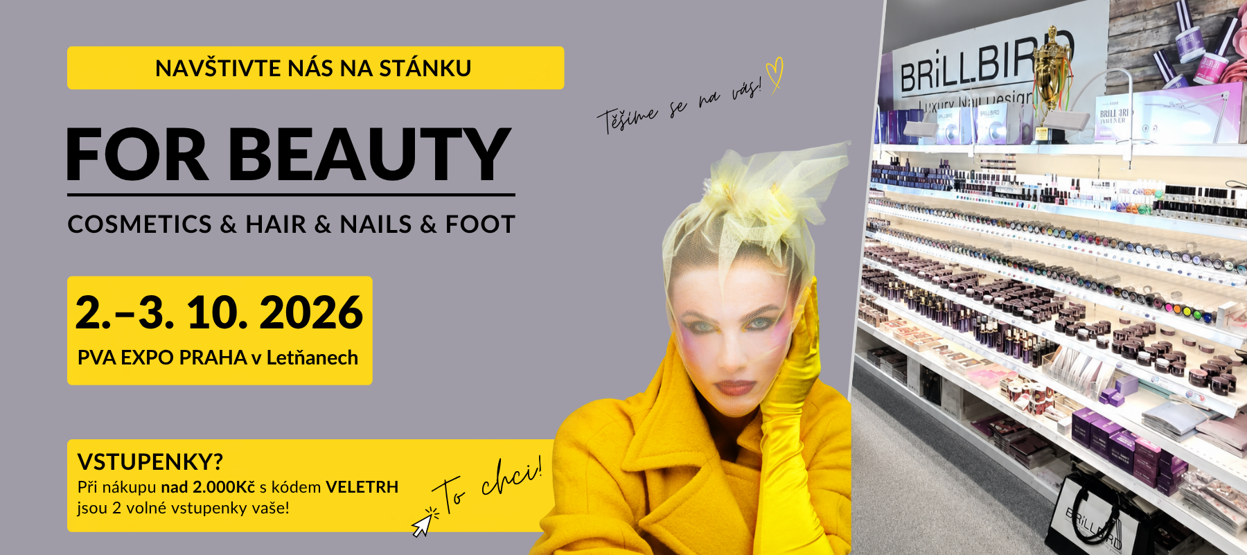 Veletrh For Beauty vstupenky