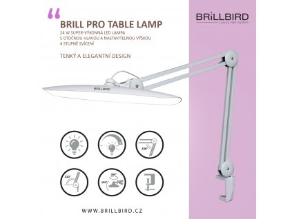 Brill Pro stolní LED lampa