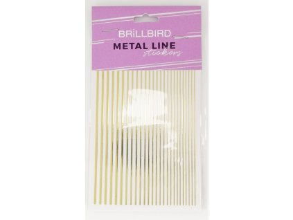Metal line gold 01