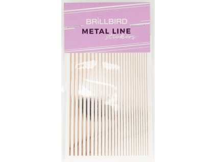 Metal line rus gold 01