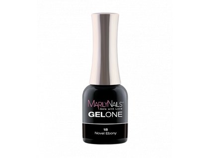 GelOne - gel lak - #18 Novel Ebony (Obsah 4 ml)