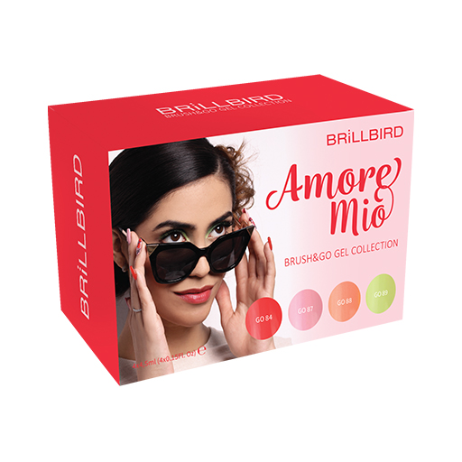 Amore Mio Brush&Go gel set 4x4,5ml