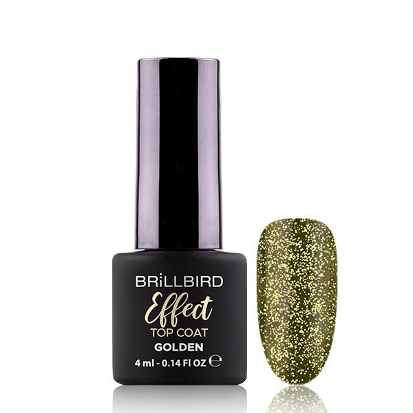 Effect Top Coat 4ml Golden