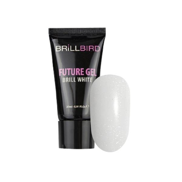 Future gel Brill White 27ml - třpytivý