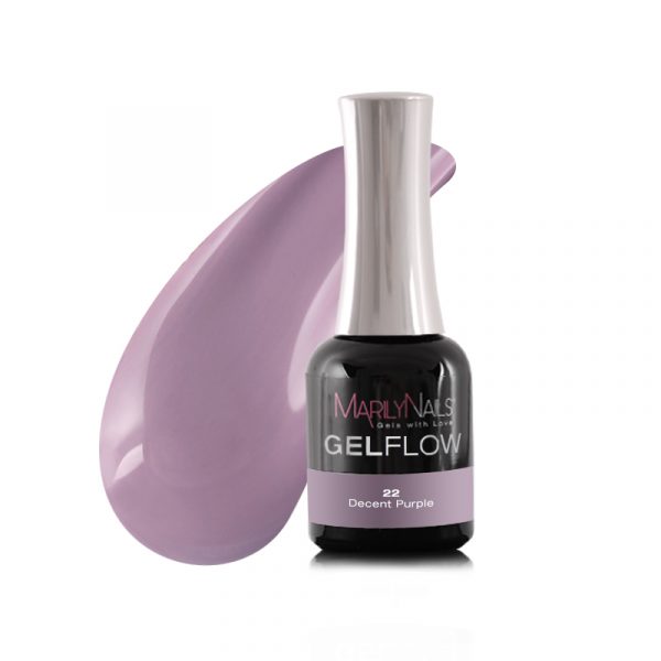 GelFlow - gel lak - #22 Decent purple Obsah: 7 ml