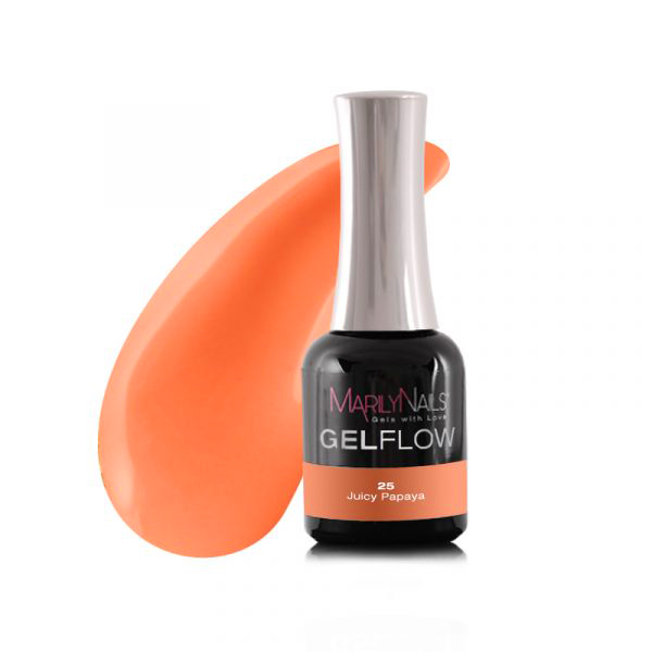 GelFlow - gel lak - #25 Juicy papaya Obsah: 7 ml