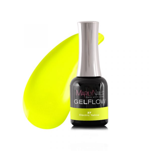 GelFlow - gel lak - #27 Electric Yellow Obsah: 7 ml