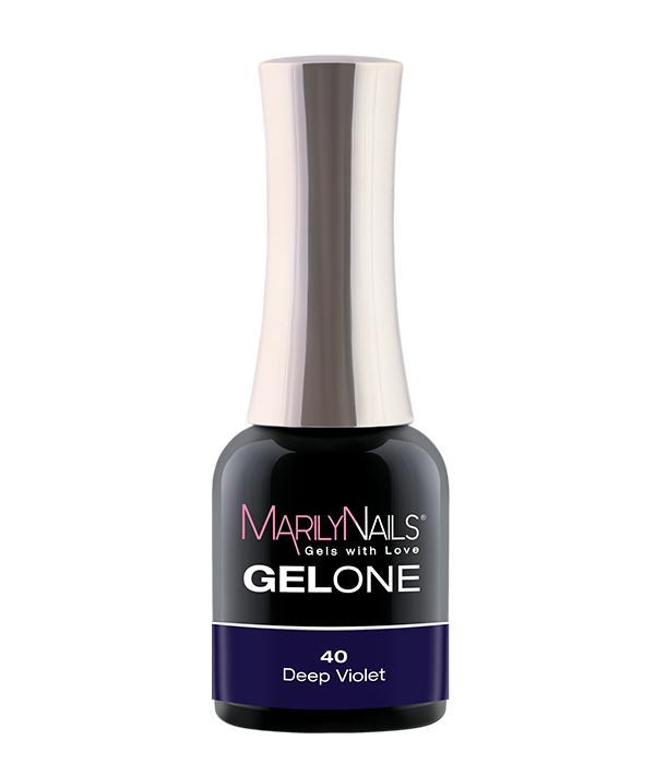 GelOne - gel lak - #40 Deep violet Obsah: 7 ml