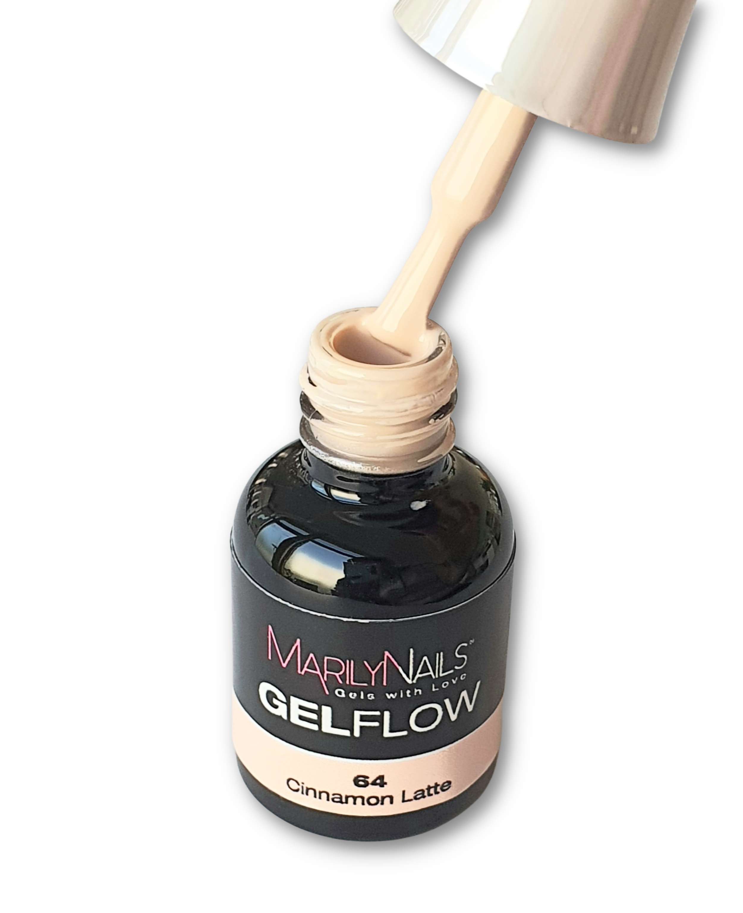 GelFlow - gel lak - #64 Cinnamon Latte Obsah: 7 ml