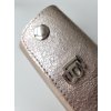 EB Pouzdro na frézy z pravé kůže - Rosegold shimmer / Rosegold
