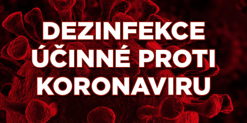 Dezinfekce účinné proti koronaviru