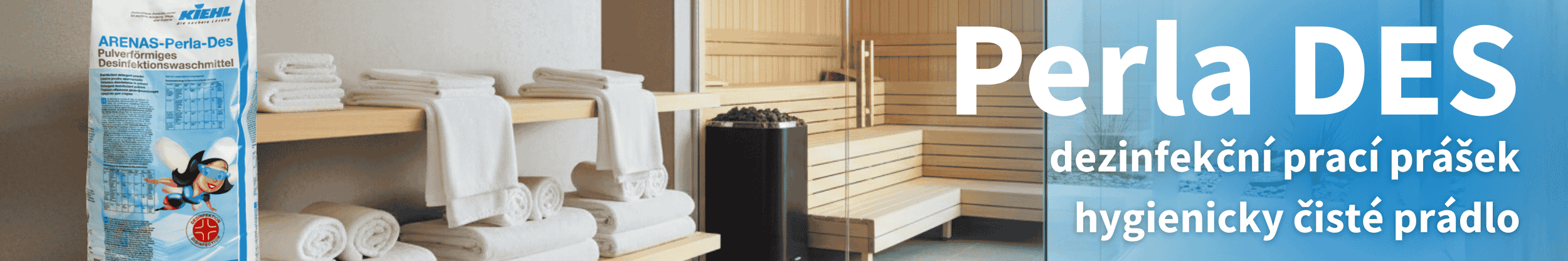 Perla des - dezinfekční prací prášek
