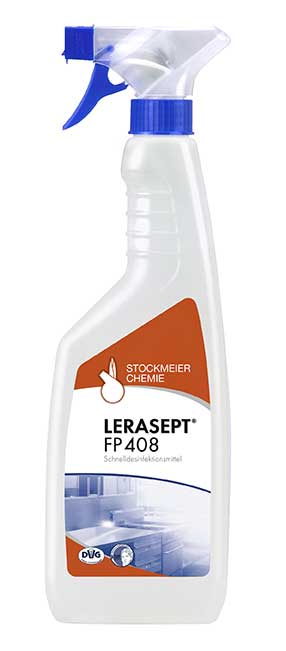 Stockmeier Chemie Lerasept FP 408 skutečně bezoplachová alkoholová dezinfekce na povrchy Objem: 750 ml