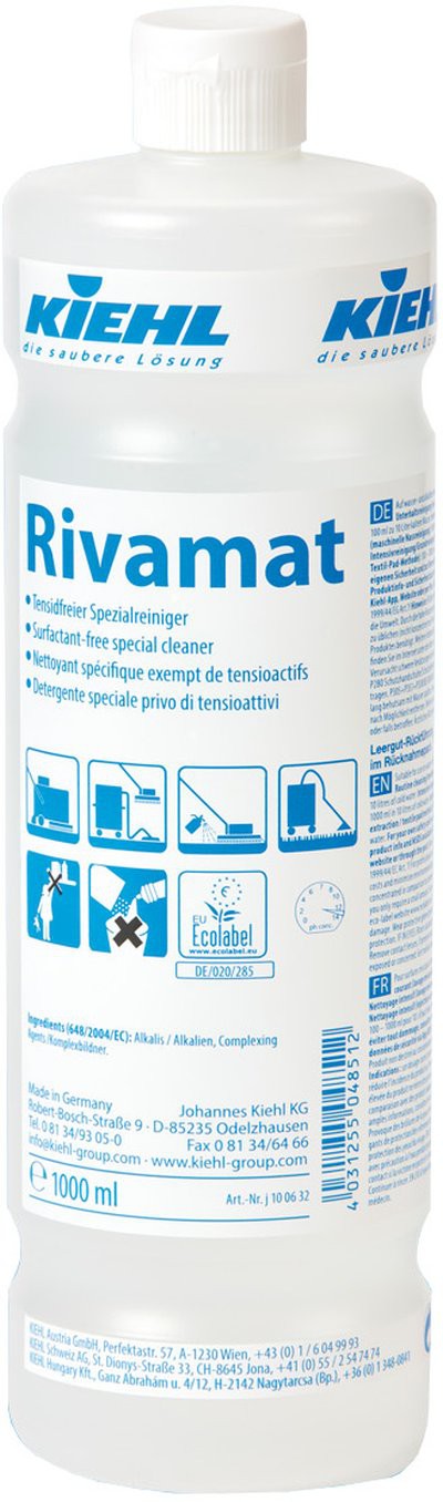 Kiehl Rivamat ekologický na podlahu a koberce extra účinný na zažranou špínu Objem: 1 l