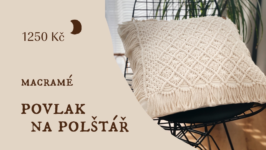 Polštář macramé