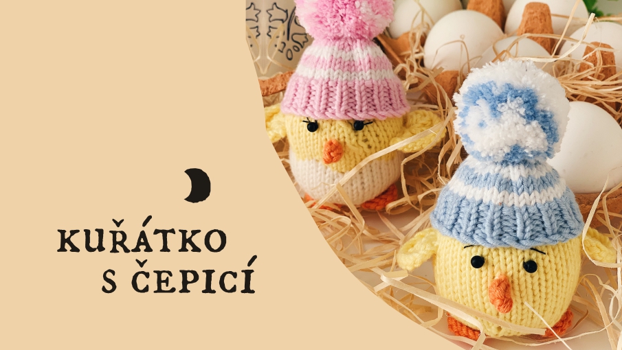 kuřátko s čepicí