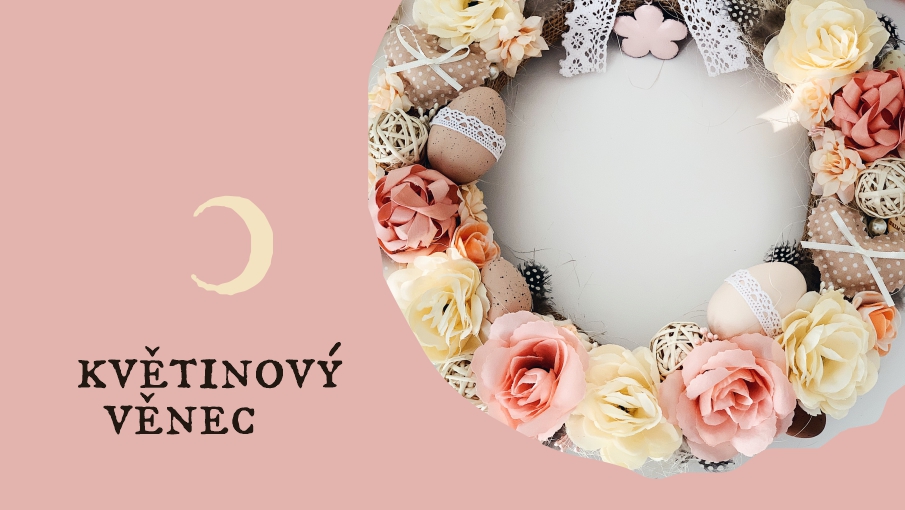 Věnec lososový květ