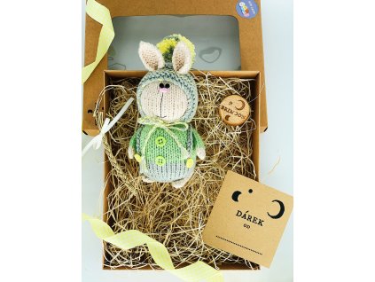 pletený zaječí kluk velikonoční2