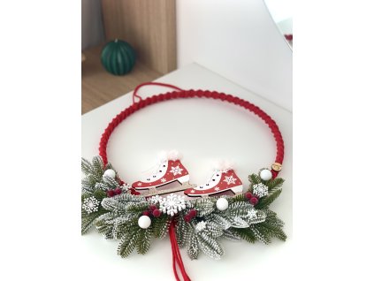 macrame věnec s bruslemi2