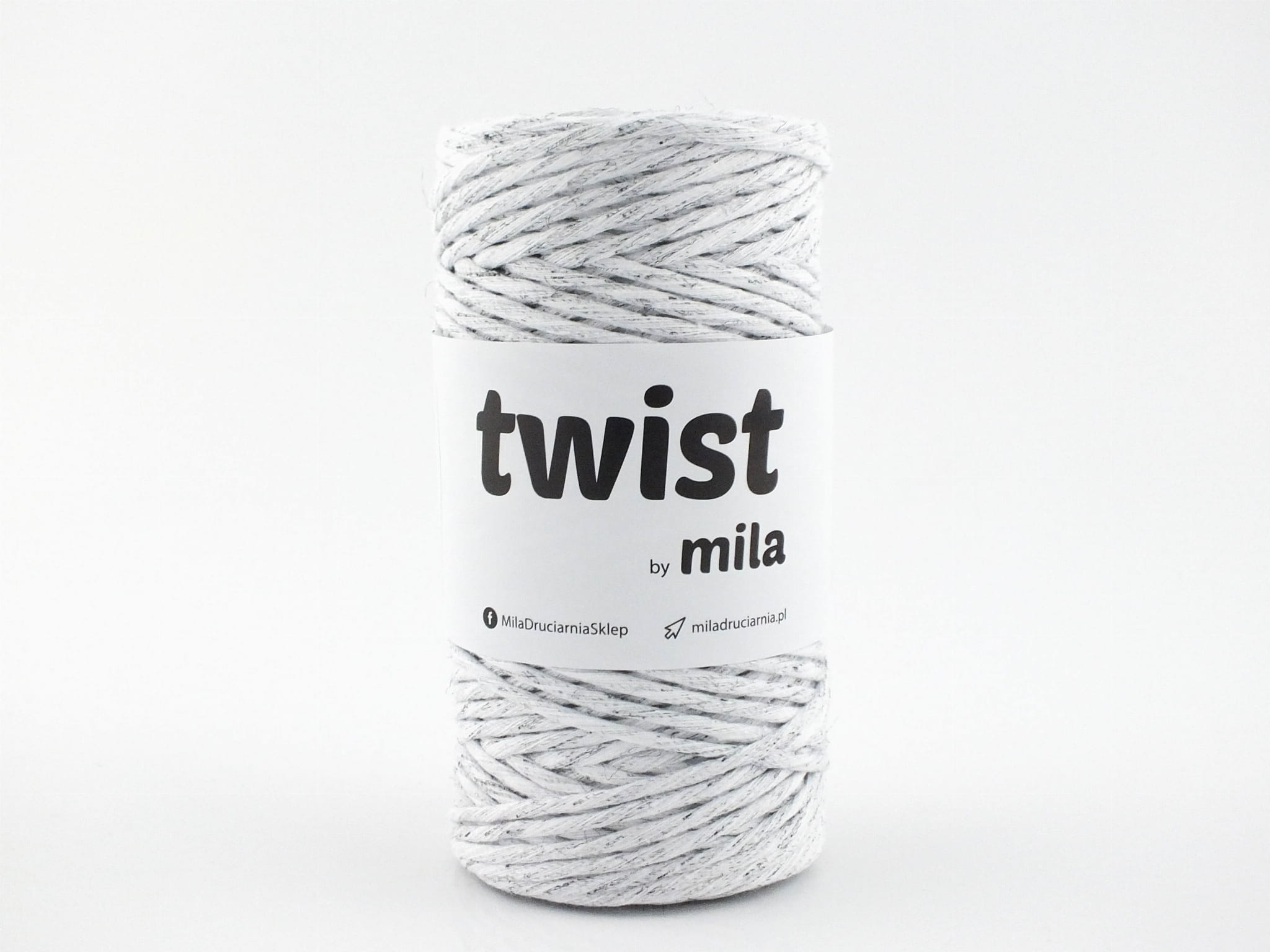 MILA TWIST šňůra 3mm/100m - Mlhavé nebe