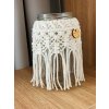 Lucerna macramé smetanová malá 4