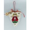 Srdíčko s vánočním andělem 2