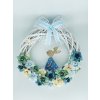 Věnec se zajíčkem modrý 1