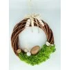Velikonoční věnec na dveře mechový