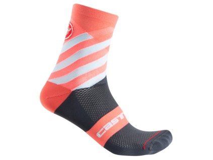 Női Castelli TALENTO W zokni többszínű/rózsaszín zokni (Megosztott méret XXL)