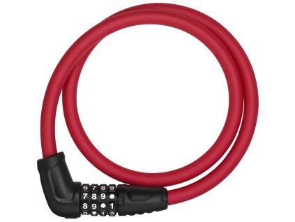 kodovy zamok abus numerino 5412c red 85cm 22272