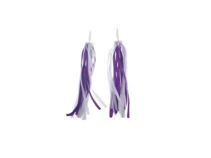 strapce na riadidla fialovobiele 20387