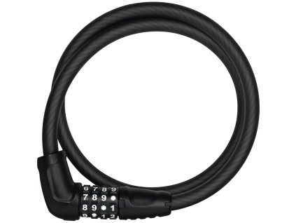 kodovy zamok abus numerino 5412c black 85cm 22274