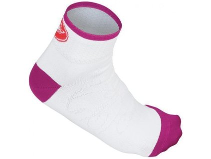 damske ponozky castelli amore bielofialove lxl 24057