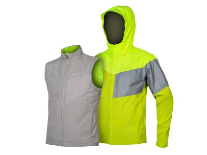 bunda endura urban luminite 3 in 1 jacket ii reflexna zlta m 26178