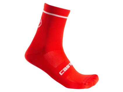 ponozky castelli entrata 13 cervene lx 53958