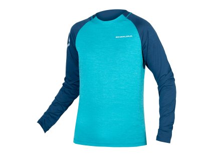 Trikó ENDURA SingleTrack L/S kék (Méret 4XS)
