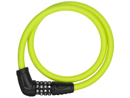 kodovy zamok abus numerino 5412c lime 85cm 22271