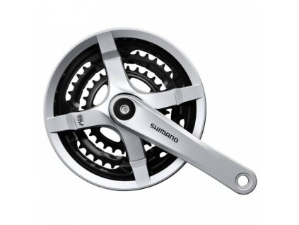Shimano Tourney FC-TY501 48/38/28 170mm 6/7/8 kerék, ezüst
