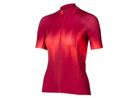 Női Endura Equalizer S/S Jersey LTD Berry női mez (Méret 4XS)