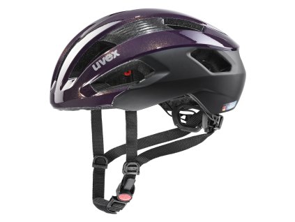 prilba uvex rise cc plum black mat 52 56 cm 70400