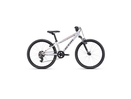 ctm rocky 2.0 24 matna strieborna tmavocervena v 13 70886