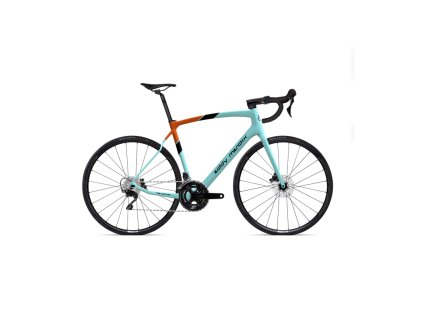 Kerékpár EDDY MERCKX Mendrisio 105 S belga kék/ narancssárga színben