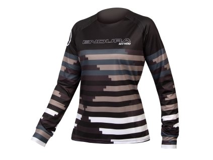 ENDURA női MT500 Supercraft L/S Tee LTD Fekete (Méret 4XS)