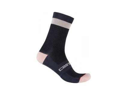 Női téli zokni Castelli ALPHA W 15 dark oc. kék