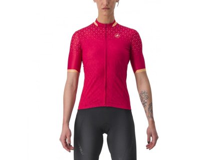 Női Castelli PEZZI trikó Persian piros (Méret S)