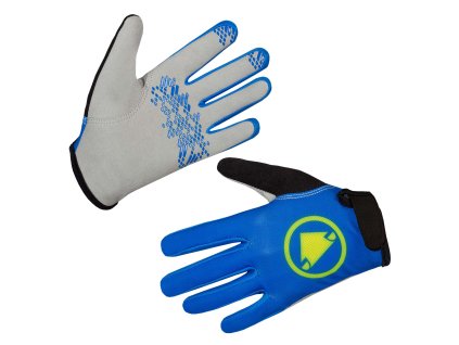 Endura Kids Hummvee kesztyű ciánkék (Gyermek ruházat mérete 146-152)