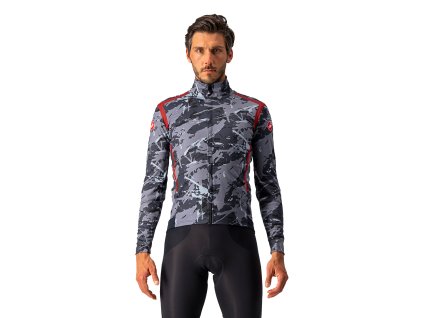 Castelli PERFETTO RoS Unlimited kabát szürke/kék (Méret 4XS)