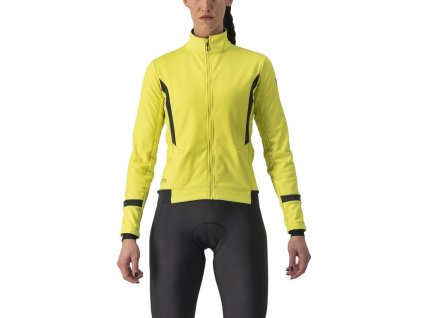 Női dzseki Castelli DINAMICA 2 ragyogó sárga (Méret 4XL)